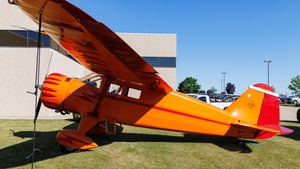 Photo of N17124 - Stinson Reliant SR-8E operated by EAA Experimental Aircraft Association