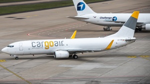 Photo of LZ-CGE - Boeing 737-86J(SF) operated by Cargoair
