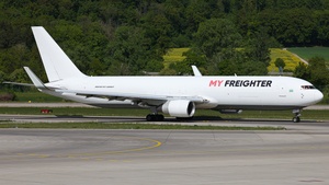 Photo of UK67018 - Boeing 767-333(ER)(BCF) operated by My Freighter