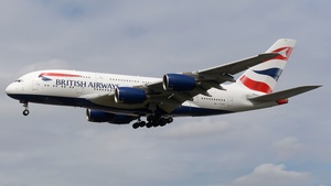 Photo of G-XLEG - Airbus A380-841 operated by British Airways