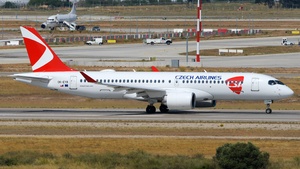Photo of OK-EYB - Airbus A220-300 operated by CSA Czech Airlines (opb SmartWings)
