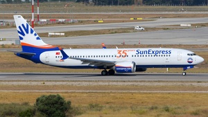 Photo of TC-SME - Boeing 737 MAX 8 operated by SunExpress