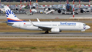 Photo of TC-SPE - Boeing 737-8HC operated by SunExpress