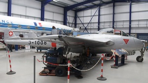 Photo of J-1008 - De Havilland DH-100 Vampire FB.6 operated by Swiss Air Force