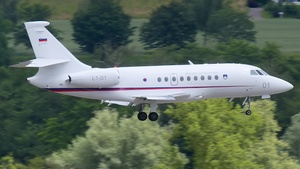 Photo of L1-01 - Dassault Falcon 2000EX operated by Slovenian Air Force