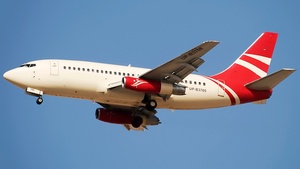 Photo of UP-B3705 - Boeing 737-2H3(Adv) operated by Kaz Air West