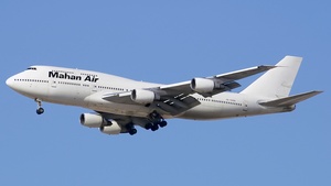 Photo of EK-74780 - Boeing 747-3B3(M) operated by Mahan Air (opb Blue Sky)