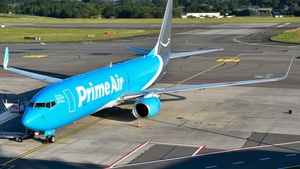 Photo of EI-AZC - Boeing 737-86J(SF) operated by Amazon Prime Air (opb ASL Airlines Ireland)