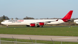 Photo of G-ECLC - Airbus A340-642 operated by European Cargo