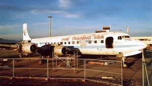 Photo of HB-SSA - Douglas DC-7C Seven Seas operated by Geneva Airport