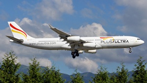 Photo of EC-MFA - Airbus A340-313 operated by Plus Ultra Líneas Aéreas