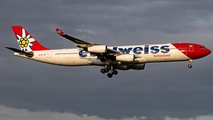 Photo of HB-JMD - Airbus A340-313 operated by Edelweiss Air