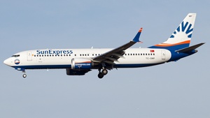 Photo of TC-SMP - Boeing 737 MAX 8 operated by SunExpress