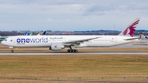 Photo of A7-BAB - Boeing 777-3DZ(ER) operated by Qatar Airways