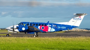 Photo of ZK-SSH - Beechcraft B300 Super King Air 350 operated by New Zealand Air Ambulance Service (opb Skyline Aviation)