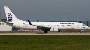 Photo of TC-SUM - Boeing 737-85F operated by SunExpress