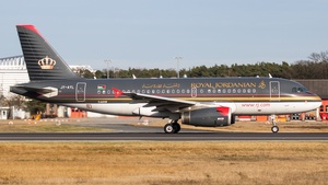 Photo of JY-AYL - Airbus A319-132 operated by Royal Jordanian Airlines
