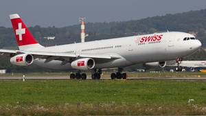 Photo of HB-JMK - Airbus A340-313 operated by Swiss International Air Lines