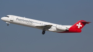 Photo of HB-JVI - Fokker 100 operated by Helvetic Airways