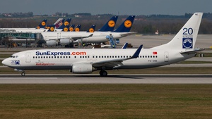 Photo of TC-SNE - Boeing 737-8HX operated by SunExpress