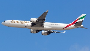 Photo of A6-ERB - Airbus A340-541 operated by Emirates