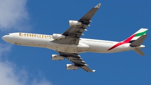 Photo of A6-ERO - Airbus A340-313 operated by Emirates