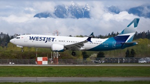 Photo of C-GFJD - Boeing 737 MAX 8 operated by WestJet Airlines