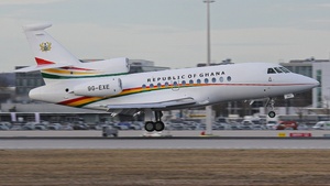 Photo of 9G-EXE - Dassault Falcon 900LX operated by Government of Ghana