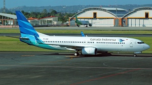 Photo of PK-GME - Boeing 737-8U3 operated by Garuda Indonesia