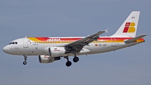 Photo of EC-JXV - Airbus A319-111 operated by Iberia