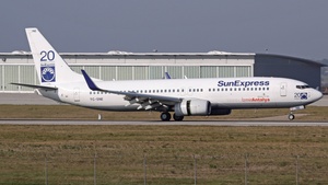 Photo of TC-SNE - Boeing 737-8HX operated by SunExpress