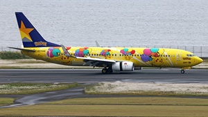 Photo of JA73AB - Boeing 737-8AL operated by Skymark Airlines
