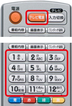 リモコンの画像