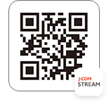 QRコード：J:COM STREAMアプリダウンロード