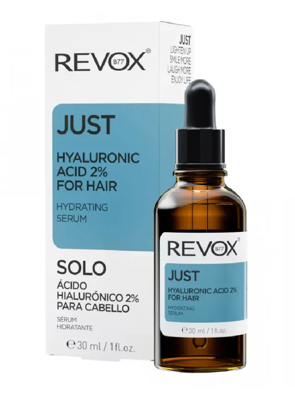 Produs Acid hialuronic 2% pentru par Just, 30 ml, Revox Imagine