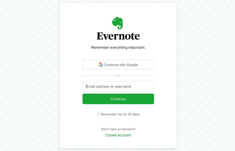 evernote login problems with lastpass