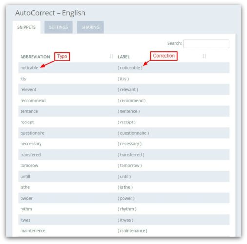 text expander writing tool