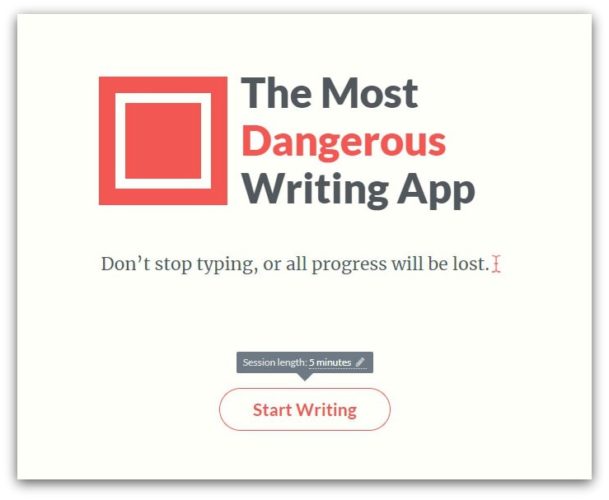 the most dangerous writing app writing tool