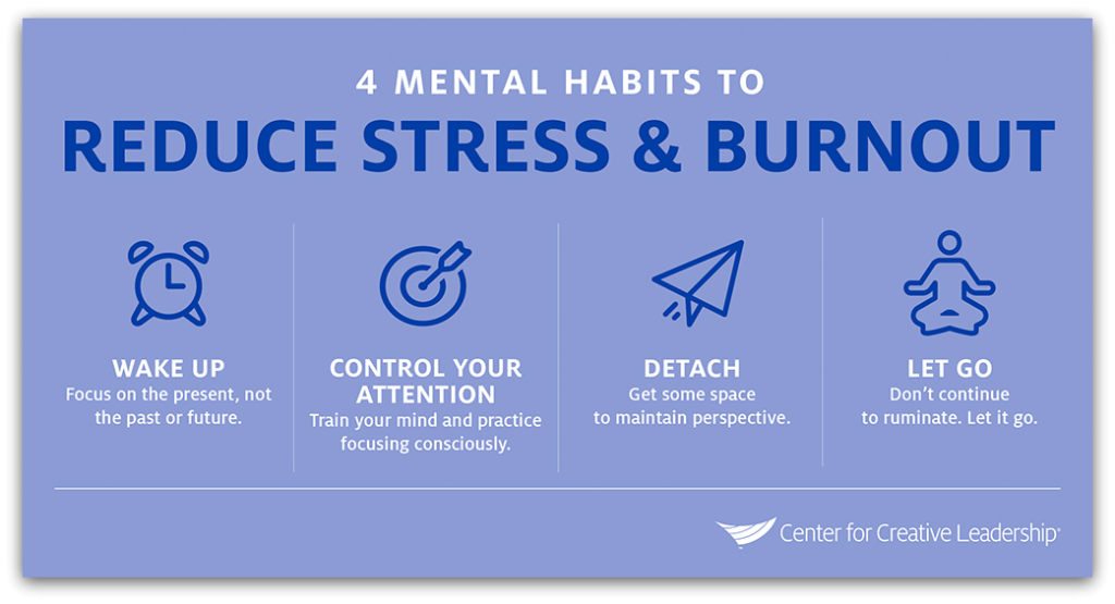 4 tips to reduce stress and burn out