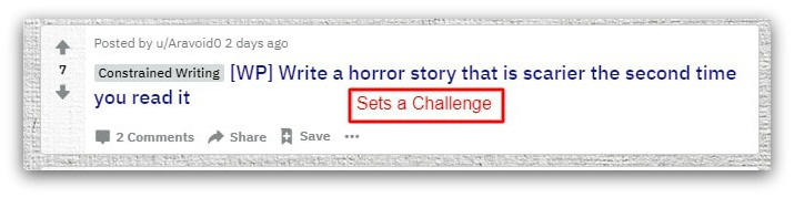 challenge reddit writing prompts