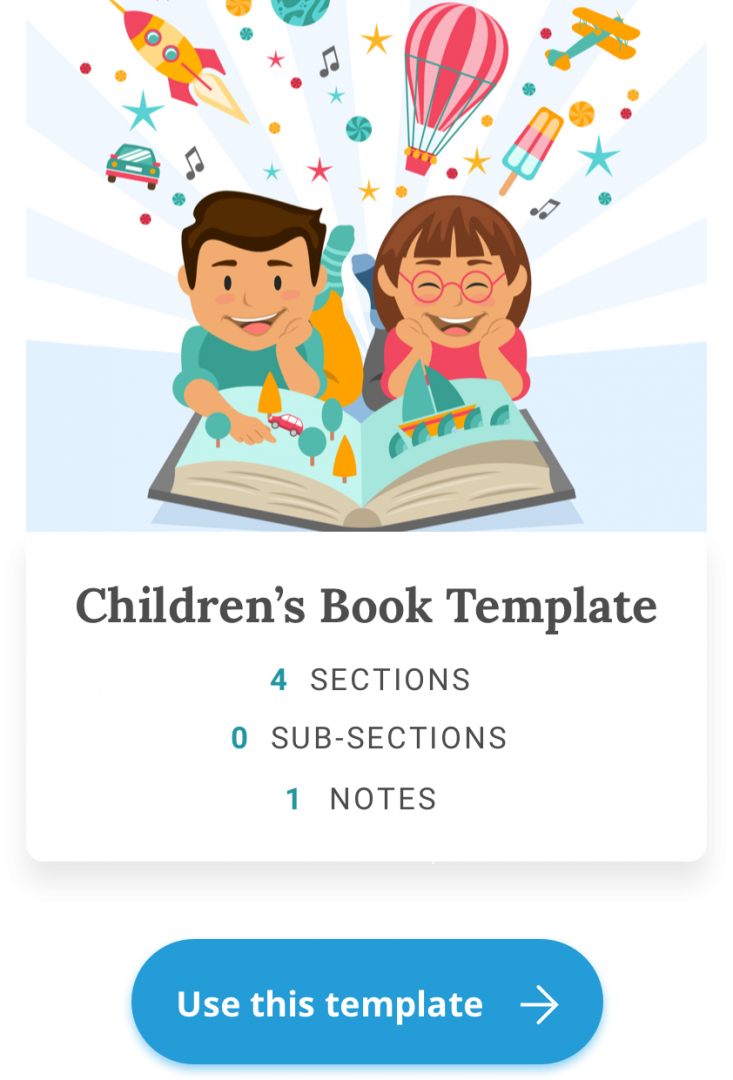 free picture book template microsoft word