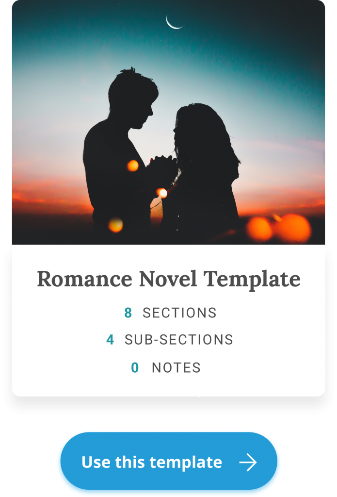 romance novel template