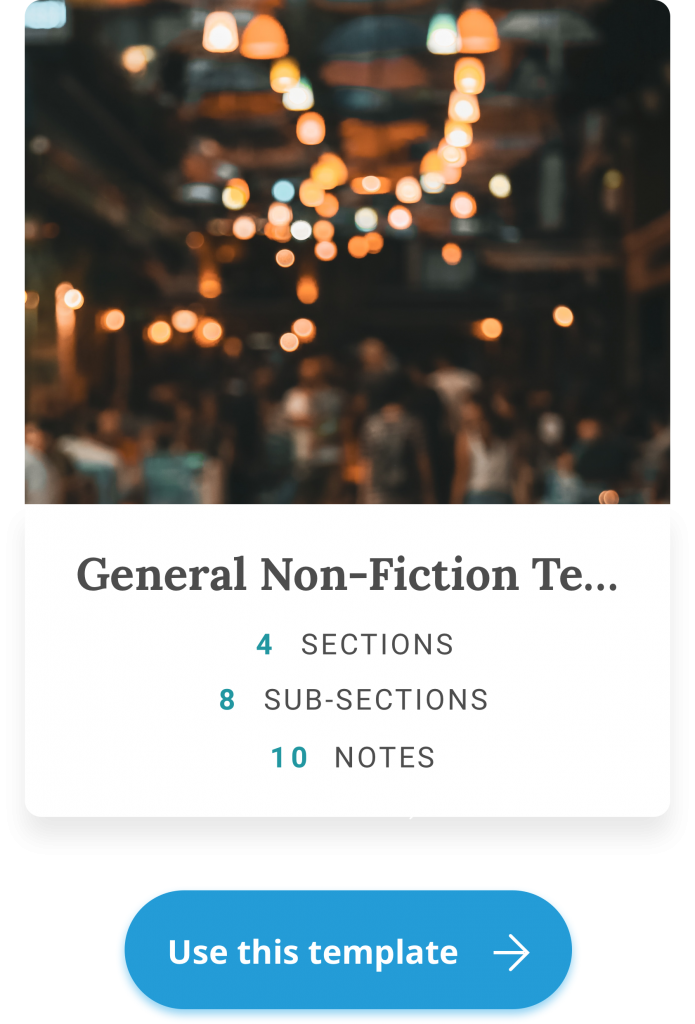 general nonfiction template