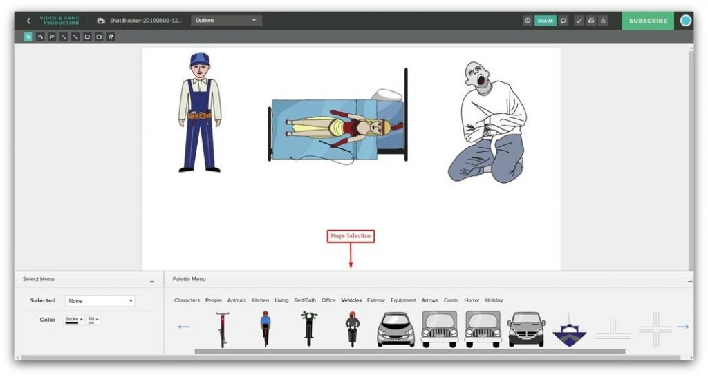 celtx shots mac