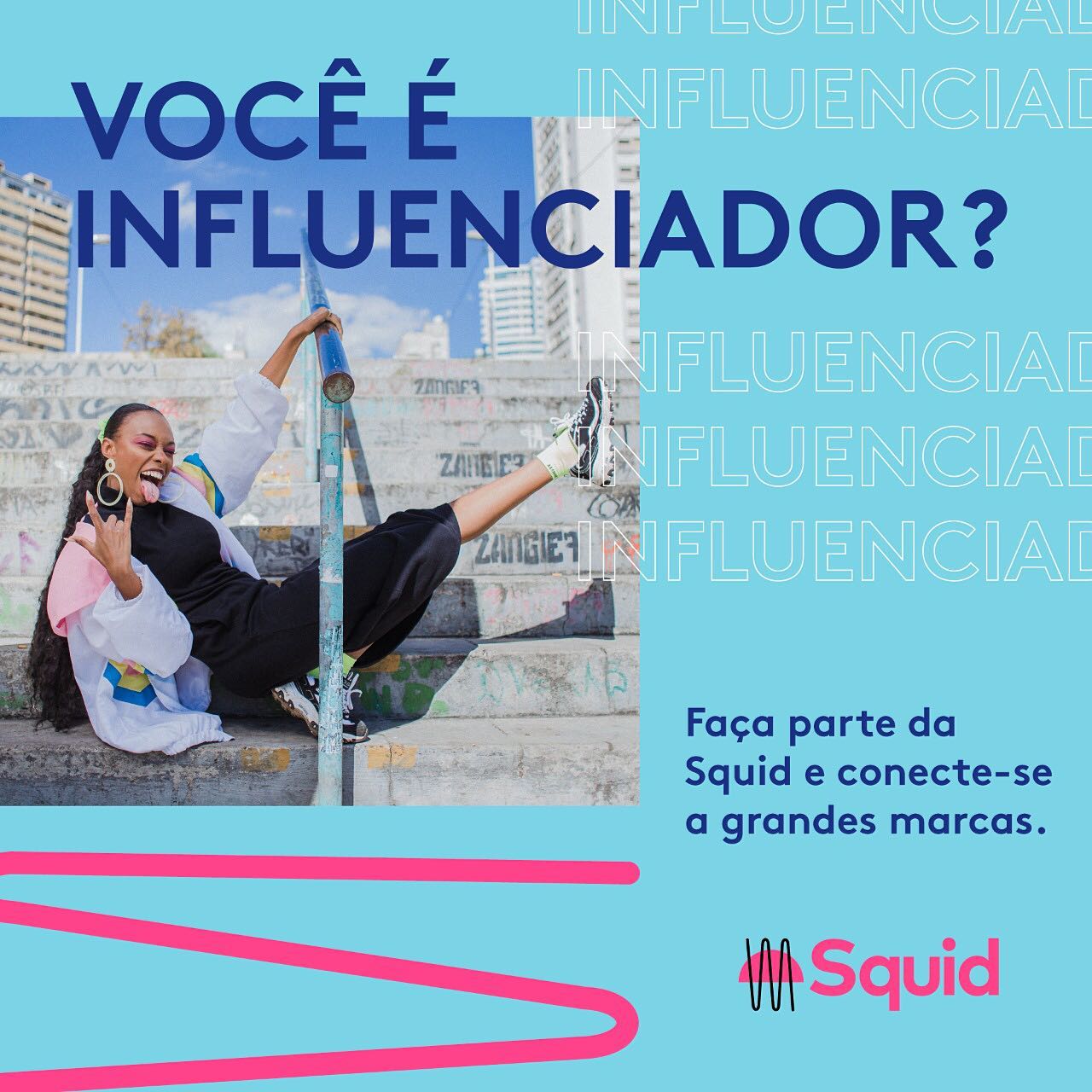 Eii, você que é influenciador e ainda não está em uma plataforma, te convido a vir pra @squiditapp , a Squid te conecta com as maiores marcas!

Ah, e para se tornar um squider é preciso seguir alguns requisitos:

Ter ao menos 5 mil seguidores;
Ter ao menos 1% de engajamento no perfil e que sejam ativos e reais.

É fácil fazer seu cadastro, só clicar no link do meu stories!

#NovosSquiders #Squid #SquidApp #Influenciadores #Influencer