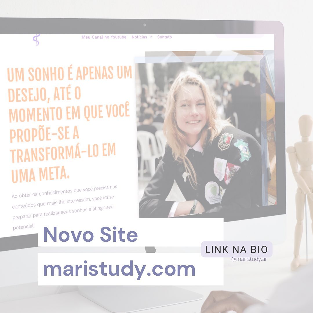 Site maristudy.com 👩🏻‍⚕️🇦🇷

Nesse site você vai encontrar tudo o que você precisa para ser um estudante de máxima excelência!!! CONTEÚDO GRATUITOO

- Destinado a alunos e pessoas interessadas em passar no cursar medicina, fazer medicina na Argentina, e/ou estudar fora 🇦🇷👩🏻‍⚕️

Se liga em alguns dos conteúdos do site!

▪️Materiais de estudo
▪️Drive, dicas e motivações para os estudos.
▪️Drives e dicas para estudantes de medicina e da área da saúde
▪️ Planners e materiais para vestibular 
▪️O que fazer para estudar medicina na Argentina 
▪️O que você precisa para medicina na Argentina 
▪️Estudar medicina na Argentina
▪️Morar e viver na Argentina 
▪️Estudar e viver em Portugal 

Além de ter um blogg que toda a semana 
vai ser publicado artigos sobre curiosidades, dicas, notícias, tudo o
que você precisa para ser um estudante excelente ou ir morar fora do país 

Vamos comigo nessa jornada!!! Me acompanhe e seja meu parceiro de aventura e estudos 🇦🇷👩🏻‍⚕️

🔗LINK NA BIO DO INSTAGRAM🔗
.
.
.
Gostou do conteúdo? Curte, comenta e compartilha com os amigos! E mande seu feedback sobre o site e o que gostaria de adicionar nele!! 👩🏻‍💻 Patrocínio e colaboração @luigifernandess 📩contato: contato@luigifernandes.com.br
:
:
:
#medicinanaargentina #medicinaporamor #medico #medicinanaargentina🇦🇷 #site #sitedeestudo #vestibulanda #vestibulardemedicina #estudantedemedicina #moraremportugal #motivação #studygram #medgram #morarnaargentina #morarfora #morarnoexterior #estudarnoexterior #estudarfora #estudaquepassa #medical #medicalstudent #argentina #argentina🇦🇷 #portugal🇵🇹 #portugal #estudanteinternacional #enem #redaçãoenem #vestibular #vestibulandademedicina