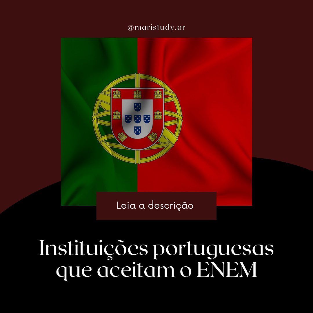 INSTITUIÇÕES / UNIVERSIDADES PORTUGUESAS QUE ACEITAM O ENEM 🇧🇷🇵🇹

Segundo o Ministério da Educação do Brasil e o INEP, as instituições que usam critério de seleção o ENEM:

📚Universidade de Coimbra
📚Universidade do Algarve
📚Politécnico de Leiria
📚Politécnico de Beja
📚Politécnico do Porto
📚Politécnico Portalegre
📚Politécnico do Cávado e do Ave
📚Politécnico de Coimbra
📚Universidade de Aveiro
📚Politécnico da Guarda
📚Universidade de Lisboa
📚Universidade do Porto
📚Universidade da Madeira
📚Politécnico de Viseu
📚Politécnico de Santarém
📚Universidade dos Açores
📚Universidade da Beira Interior
📚Universidade do Minho
📚Universidade Lusófona de Humanidades e Tecnologias
📚Politécnico de Setúbal
📚Politécnico de Bragança
📚Politécnico de Castelo Branco
📚Universidade Lusófona do Porto
📚Universidade Portucalense
📚Universitário da Maia
📚Politécnico da Maia
📚Universidade Católica Portuguesa
📚Universidade Fernando Pessoa
📚Universitário de Ciências Psicológicas, Sociais e da Vida
📚Leonardo da Vinci
📚Escola Superior de Saúde do Alcoitão
📚Universidade Lusíada–Norte
📚Universidade Lusíada
📚Escola Superior de Enfermagem de Coimbra
📚Escola Superior Artística do Porto
📚Universidade Europeia
📚Universitário de Lisboa
📚Escola Superior de Saúde Norte da Cruz Vermelha Portuguesa
📚Universidade Autônoma de Lisboa
📚Politécnico da Lusofonia
📚Estudos Superiores de Fafe
📚Superior Manuel Teixeira Gomes
📚Superior Dom Dinis
📚Superior de Gestão
📚Superior de Gestão e Administração de Santarém
📚Superior de Gestão e Administração de Gaia
📚Instituto Português de Administração de Marketing de Lisboa
📚Instituto Politécnico de Viana do Castelo
📚Português de Administração de Marketing do Porto
📚Universidade Nova de Lisboa

Cada instituição define qual será a nota de corte para os seus cursos, e qual o peso de cada secção do ENEM vale para o curso referido na instituição de sua escolha.📌❤️
:
Curta e compartilha para mais conteúdos aqui ✈️ 
:
:
#candidatura #estudarnoexterior #estudanteinternacional #enem #universidade #universidadedecoimbra #universidadedeaveiro #universidadedoporto #portugal #brasil #estudarfora #estudaremportugal #moraremportugal #studygram