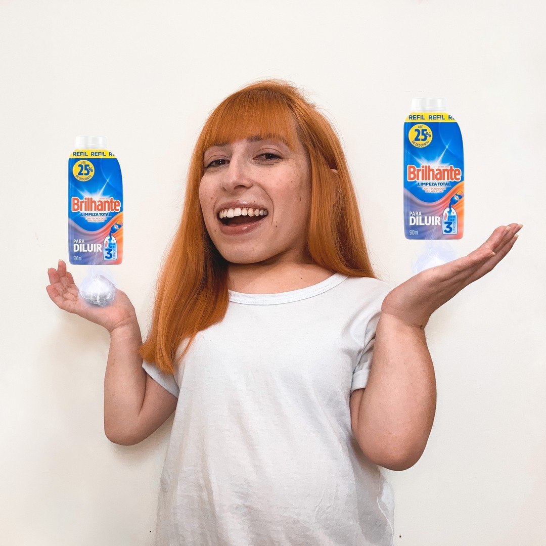 A @brilhante_brasil me enviou o novo kit Brilhante Limpeza Total deles para testar!⁣
⁣
O kit contém esse refil da imagem que contém 500ml de sabão líquido e deve ser diluído em água potável, rendendo até 3l. Ou seja, uma baita de uma economia pro nosso bolso né 😍⁣
⁣
O novo Brilhante promete deixar o branco mais branco, e as cores mais vibrantes sem danificar as roupas. Eu vou testar e volto aqui pra contar pra vcs!⁣
⁣
Escrevam aqui nos comentários se vcs possuem alguma dúvida sobre o kit ou sobre a marca 😉 *publi⁣
#economiabrilhante #soubrilhante @brilhante_brasil