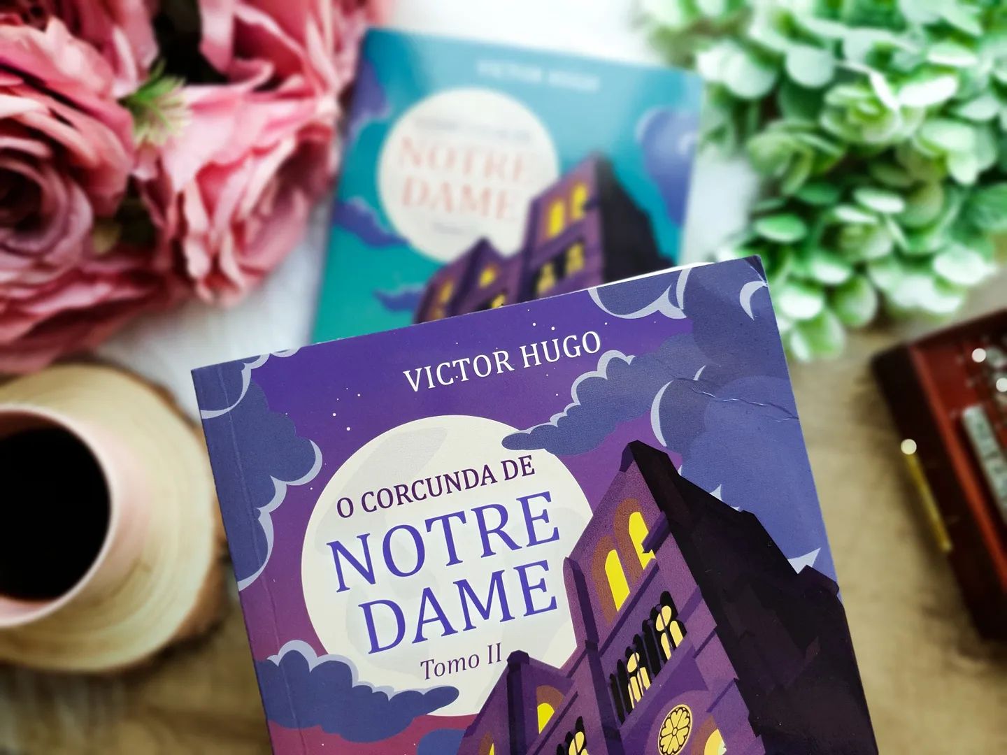 💬 O Corcunda de Notre-Dame originalmente chamado de Notre-Dame de Paris é um romance histórico, escrito pelo talentoso Victor Hugo é um romance que declara o amor do escritor por Paris e principalmente por Notre-Dame, a catedral que muitos acreditam ser a verdadeira protagonista da história graças a sublime caracterização e descrição riquíssima.⁣
⁣
Victor Hugo foi o maior poeta romântico da França, considerado como precursor do estilo romance medieval e O Corcunda de Notre-Dame é um dos seus livros mais famosos.⁣
⁣
O Corcunda de Notre-Dame, foi lançado pelo selo Principis, da editora Ciranda Cultural, sua emblemática e clássica narrativa separada em dois volumes lindíssimos. ⁣
⁣
Aqui falaremos do primeiro volume.⁣
E já adianto, esqueçam tudo o que lembram pela ótica Disney… ahhh essa não é uma história em tons de cor de rosa.⁣
Temos três protagonistas nesse livro: Quasímodo, Esmeralda e Claude Frollo.⁣
⁣
A primeira parte da narrativa nos leva a conhecer Quasímodo, um jovem deformado, abandonado criança nas escadas da catedral, suas deformidades “monstruosas” despertaram em Claude Frollo, Arquidiácono de Notre-Dame, que o criou como um filho adotivo, porém, mesmo o salvando o deixa preso na catedral, servindo como sineiro, e jamais sendo permitido a sair da catedral. É este fato que marca o começo das tragédias de Quasímodo.⁣
Vendo o mundo dos telhados de Notre-Dame, ele começa a nutrie sentimentos e esperanças de uma vida diferente, assim como ao ver Esmeralda dançando se enamora.⁣
⁣
No primeiro volume, a história está centrada em nos apresentar seus protagonistas e outros personagens importantes. ⁣
Apresentando cenas trágicas e manipulações vis, de alguns personagens.⁣
⁣
O estilo de escrita de Victor Hugo, é magistral, com descrições ricas tanto da cidade, catedral, mas de seus personagens, somos confrontados com uma trama rica, um manifesto contra mazelas da sociedade.⁣
⁣
 ⇣ Continua ⁣
⁣