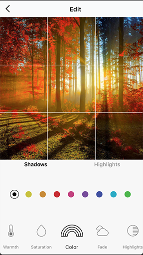 Instagram Photo Editor Re-Design